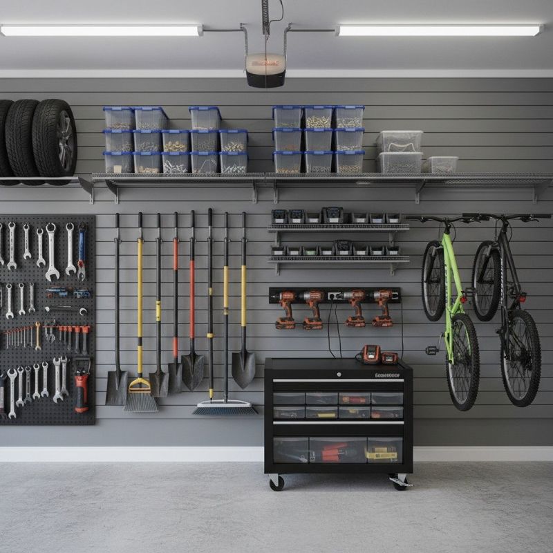 Garage Storage Solutions For Small Or Crowded Garages